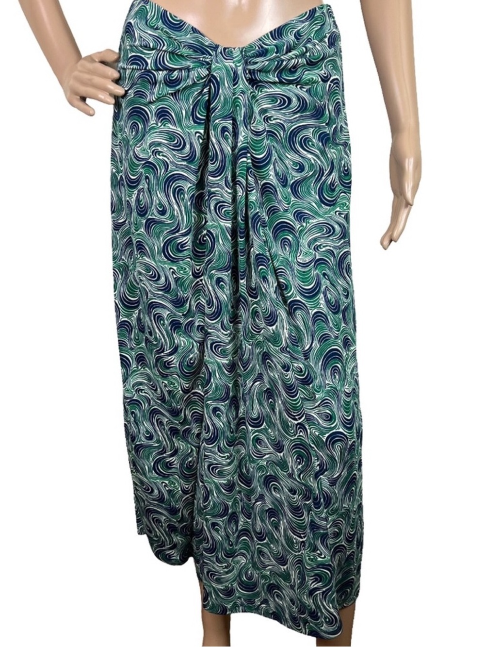 CINQ A SEPT PRINTED MIDI SKIRT